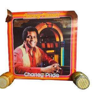 Charley Pride Country Classics Vintage 1983 Promo Album Poster‎ 22x22 Country
